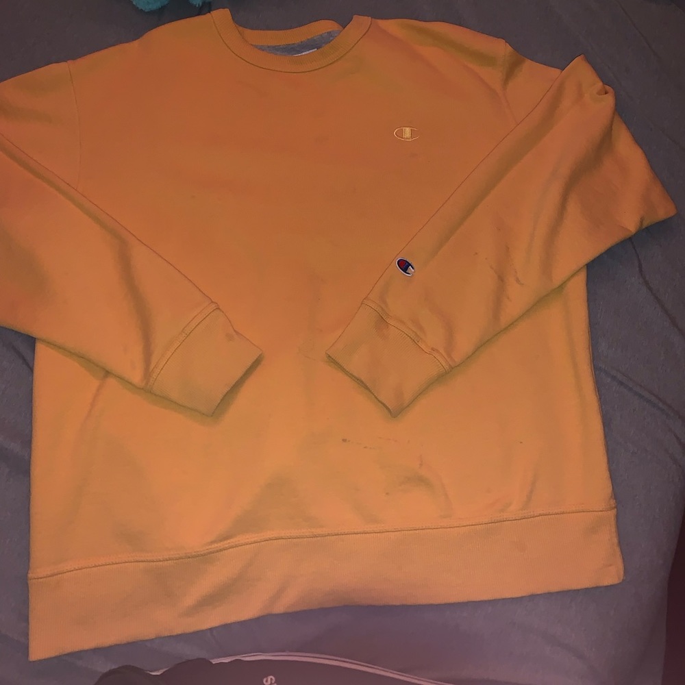 Yellow Champion Crew neck